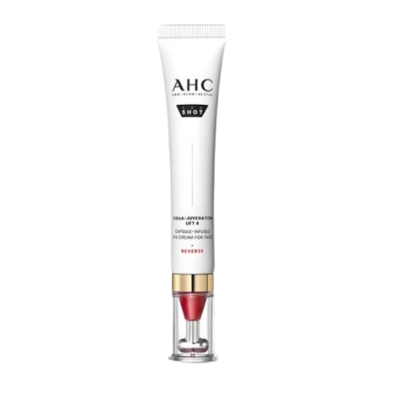 AHC Pro Shot Collagen Juvenation Lift 4 Capsules Infused Eye Cream for Face, 30ml – Anti-Aging, Firming, Wrinkle Care, Korean Skincare