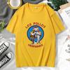 LOS POLLOS Hermanos Funny Printed T-Shirt Men Fashion Casual Short Sleeves Summer Cotton Breathable Tshirt Chicken Brothers Tee