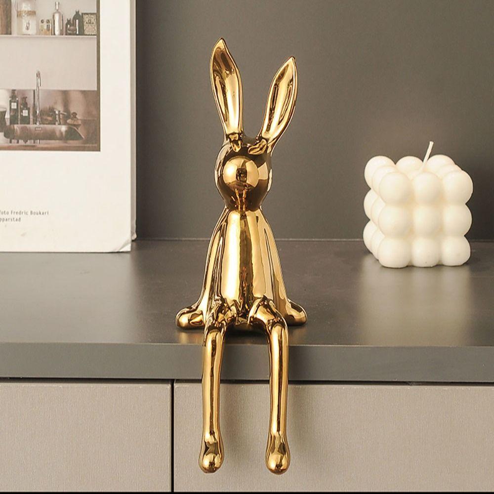 Rabbit Home Decoration Ornaments Ceramics Table Decoration Ornaments Ceramic Ornaments Home