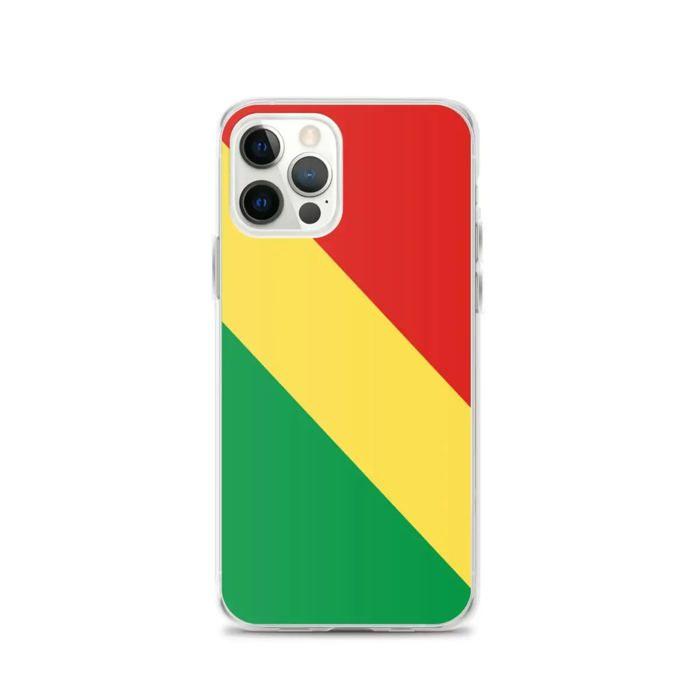 Coque Télephone Drapeau République Du Congo - iPhone 12 Pro