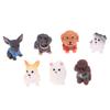 Cute Miniature Dog Figurines Corgi Mini Crafts Realistic Animals Dogs For Micro Landscape Fairy Garden Doll House Accessories