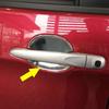 RUIQ Mitsubishi Delica D:5 Standard Grade Exclusive, Exterior, Chrome Plated Door Handle Protector, Cover,