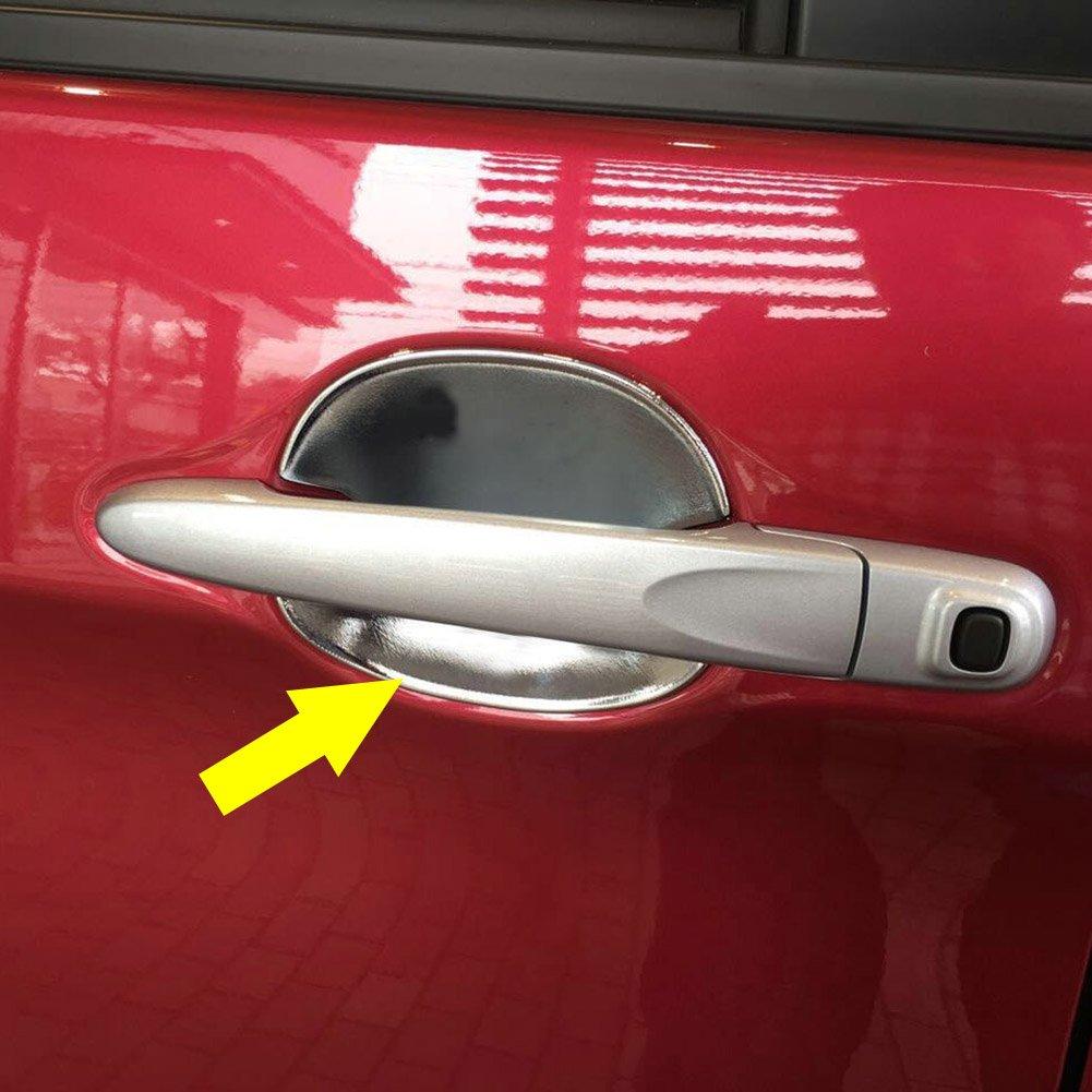 RUIQ Mitsubishi Delica D:5 Standard Grade Exclusive, Exterior, Chrome Plated Door Handle Protector, Cover,