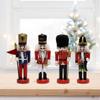 4 Pieces Christmas Nutcracker Hanging Ornaments Gift Arts Crafts Creative Wooden