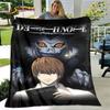 Anime Death Note Horror Cartoon Blanket,Flannel Blanket Throw Blanket,Soft Warm Blanket for Living Room Bedroom Beds Sofa Gift