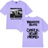 Hip Hop Groups Beastie Boys Check Your Head Album Print T Shirt Unisex Vintage Summer Short Sleeve T-shirts Men Women Cotton Top