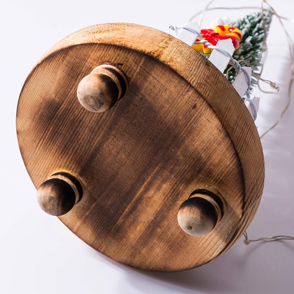 LED Christmas Tree In Glass Dome, Christmas Tree Creative Table Decoration Unique Gift For Home Indoor Tabletop Xmas Decor