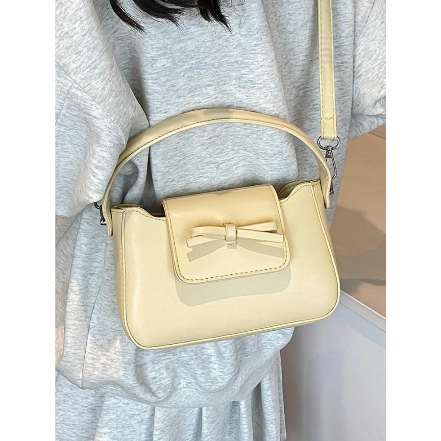 Bow Fashion Small Crossbody Bags for Women Classic Red Soft Leather Bridal Bag Multicolor Flap Design Lady Handbag