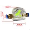 8mm Water Flow Indicator Meter Acrylic Office Measuring Tool Liquid Cool Cooling System
