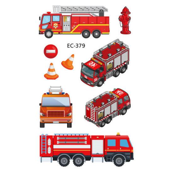 1pcs Fake Tattoo Stickers Cartoon Car Temporary Tattoo Kids Children Hands Arm DIY Body Art Temporary Tattoo Sticker