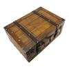 Retro Suitcase Synthetic Wood Vintage Elegant Decorative Storage Box Wooden Organizer Box 13.5x9.5x6.02in for Photo Props Gift