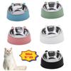 100ML Cat Dog Bowl 15 Degrees Raised Non Slip Puppy Cat Food Drinking Water Feeder Pet Bowl Accessories