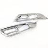 Pair of Front Fog Light Cover Trim Fit Honda CRV CR-V 2017 2018 Chrome