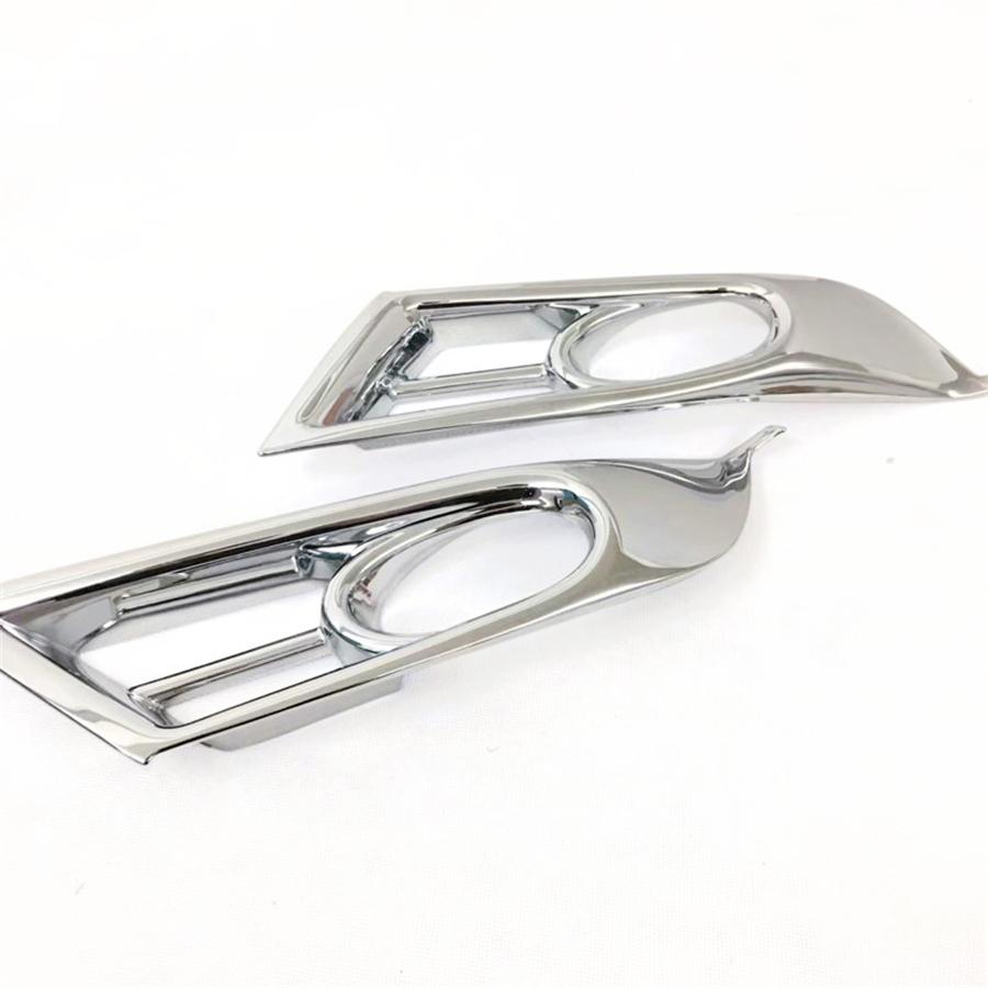 Pair of Front Fog Light Cover Trim Fit Honda CRV CR-V 2017 2018 Chrome