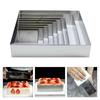 Cake Molds Rings Square Mousse Mold Stainless Steel Cake Ring Dessert Baking Tool Square Cake Mold Bakeware Enduring