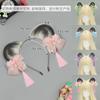 Lolita Chinese Style Panda Animal Ears Headband Antique Hanfu Fringed Accessories Chinese Mother Panda Headdress