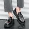 Thick Soled Casual Men's Youth Loafers Fashionable Tassel New Style Daily Outdoor Leisure Party Office Wedding Groom Shoes