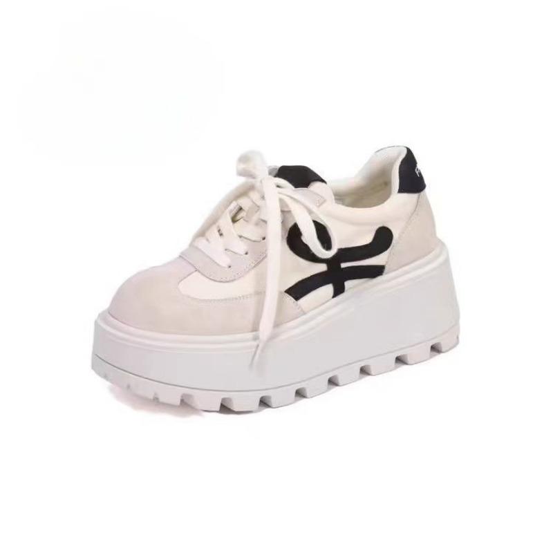 New Thick-soled Women's Models Show Small Retro Style Autumn Models Muffin Sneakers Women