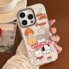 Personalized Cartoon Puppy Illustration Suitable for Apple 16 Mobile Phone Case 14 Transparent IPhone 15 Promax Anti Fall 11 Soft