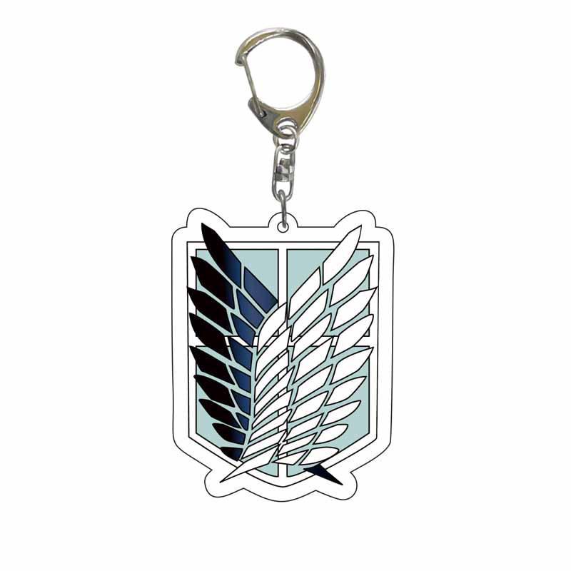 Attack On Titan Acrylic Keychain Pendant - Creative Anime Jewelry Gift