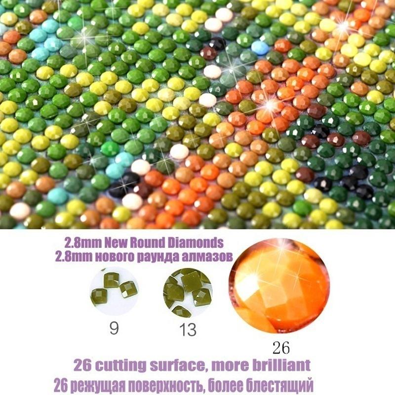 Diamond Embroidery Mosaic Animal Parrot Cross Stitch 5D DIY Diamond Painting Craft Kit Home Rhinestones Gift Decorati