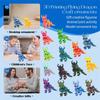 3D Printed Dragon Simulation Eyes Realistic Flying Dragon Joint Movable Desktop Ornaments Crafts Children's Toys