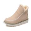 2024 New Winter Oversized Flat Heel Thick Soled Snow Boots with Warm Low Cut, Comfortable and Fashionable Cotton Boots for Women