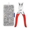 Pliers Press Tool Kit 9.5mm Diameter Multifunction Easy To Install Portable Snap Fasteners Kit for