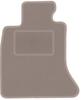 Бежевый коврик водителя для: BMW 5 F11 FL универсал, touring (2013-2017)