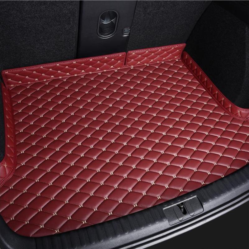 PU Leather Custom Car Trunk Mats for Nissan Gt-R X-Trail Quest Patrol Cefiro Interior Details Car Accessories Carpet All Models