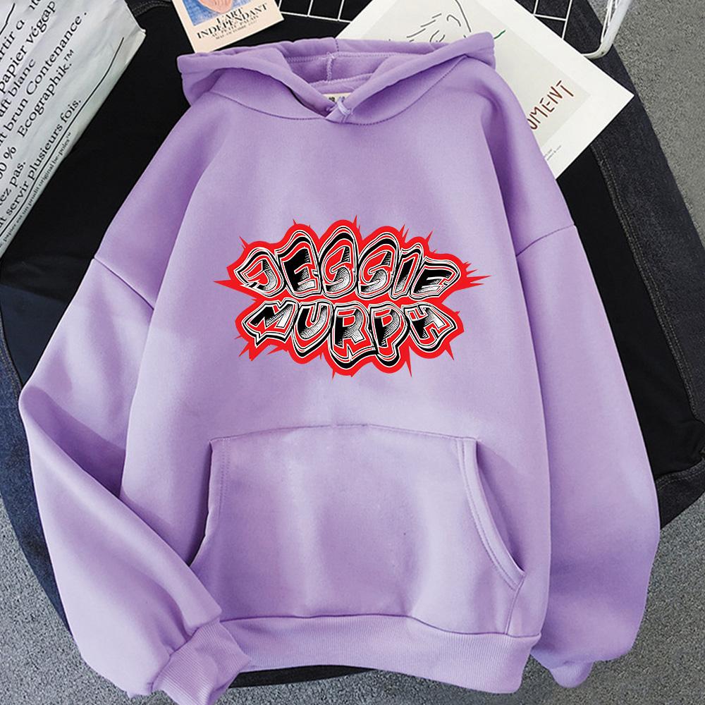 Hip Hop Jessie Murph Hoodie with Hooded Comfortable Sweatshirt Graphic Printing Casual Hooded Clothing Moletom Fleece Pullovers