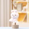 Bear Rabbit Duck Keychain Cute Cartoon Girl Backpack Hanging Plush Gift Doll