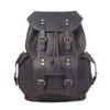 Retro Men's Large Capacity Genuine Leather Cowhide Backpack - Crazy Horse Travel & Motorcycle Bag