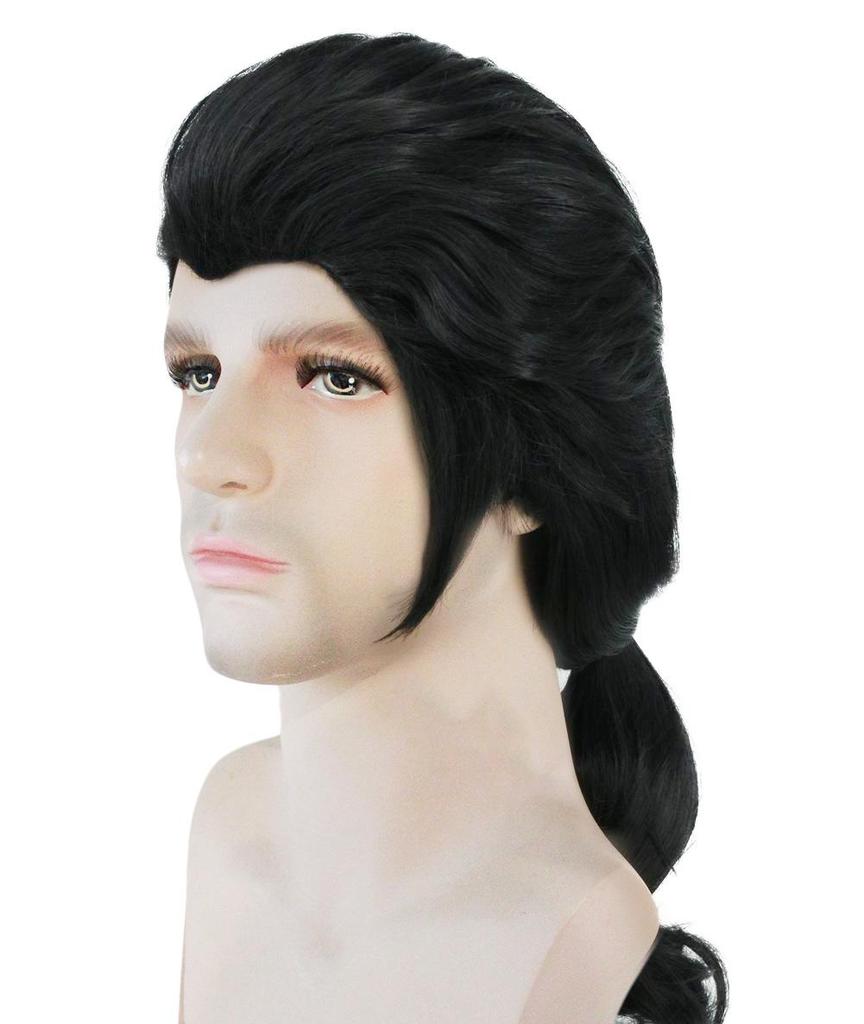 Карнавальный парик, прическа «конский хвост», красивый мужчина