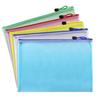 Waterproof Plastic Zipper Paper File Folder Book Pencil Pen Case Document Bag Office Student Supply