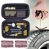 Car Tire Repair Kit Tubeless Tyre Puncture Repair Kit Studding Tool Set Bike Tire Replacement Tool Motorcycle Tire Repair Tool
