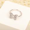 New Vintage Hot Brand Women's Ring Luxury Designer Jewelry For Women Fashion Pure 925 Sterling Silver Lady Butterfly Rings