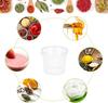 50Pcs Small Plastic Sauce Cups Food Storage Containers Clear Boxes with Lid