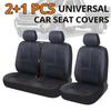 1 + 2 Car Seat Covers PU Leather For Vivaro for Peugeot Partner for Golf 3 for Mercedes Vito for Van Opel Vivaro