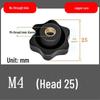 Plum Handle Nut Head Hand Screw for Through/Blind Holes, Sizes M4-M12