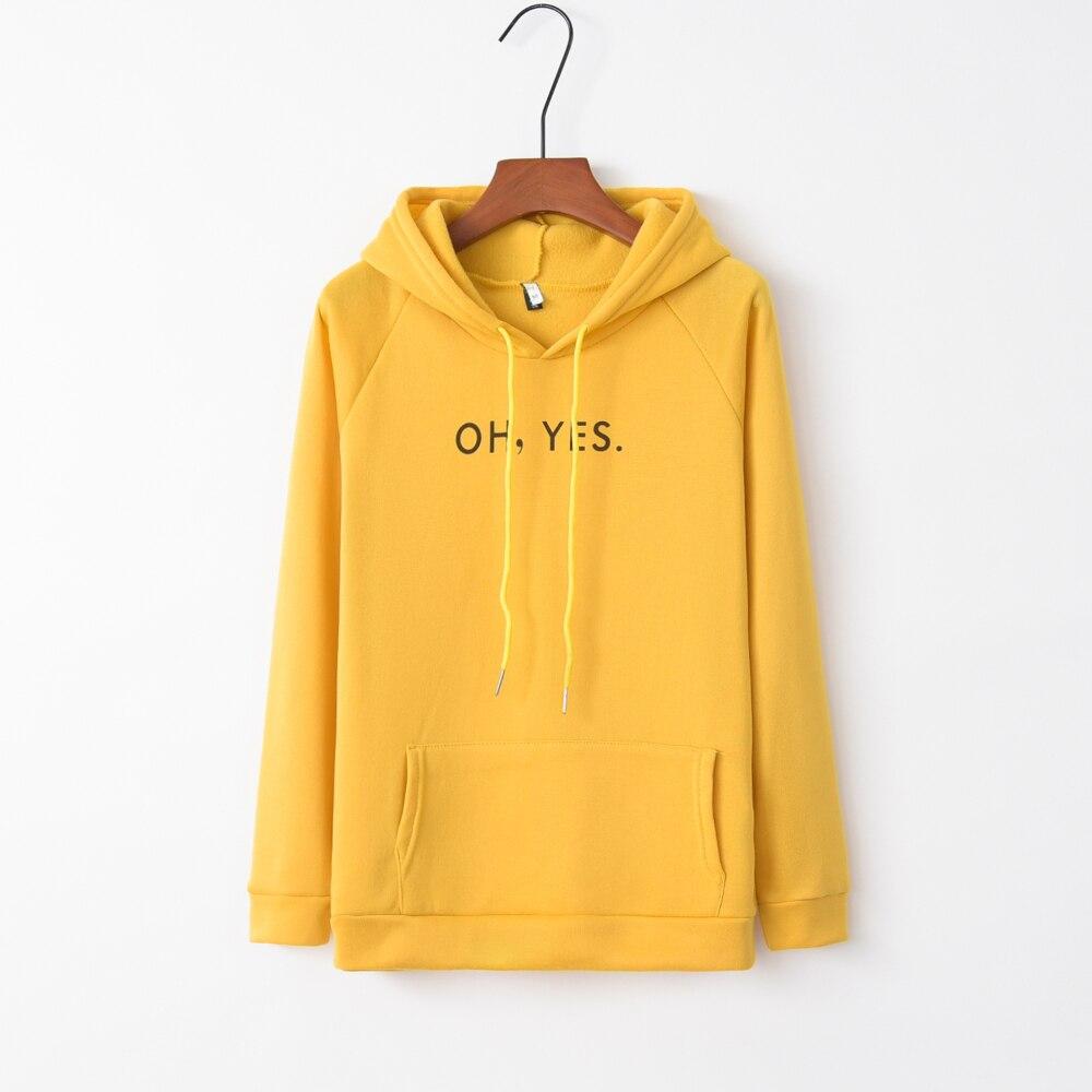 Autumn Winter Hooded Clothes New Casual Loose Harajuku Women Sweatshirt Hoody Letter Print Korean Fashion Pullovers Long Sleeve