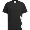 Originals Logo Graphic Breathable Versatile Short Sleeve T-Shirt Men Tops Black JD3247