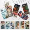 Japanese Style Art Japan Phone Case Silicone Soft for Iphone 14 13 12 11 Pro Mini XS MAX 8 7 6 Plus X XS XR Cover