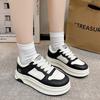 Platform White Shoes Women's 2024 Autumn New Korean Version of Fashion Versatile Height Increase Soft Sole Breathable Sports Casual Shoes