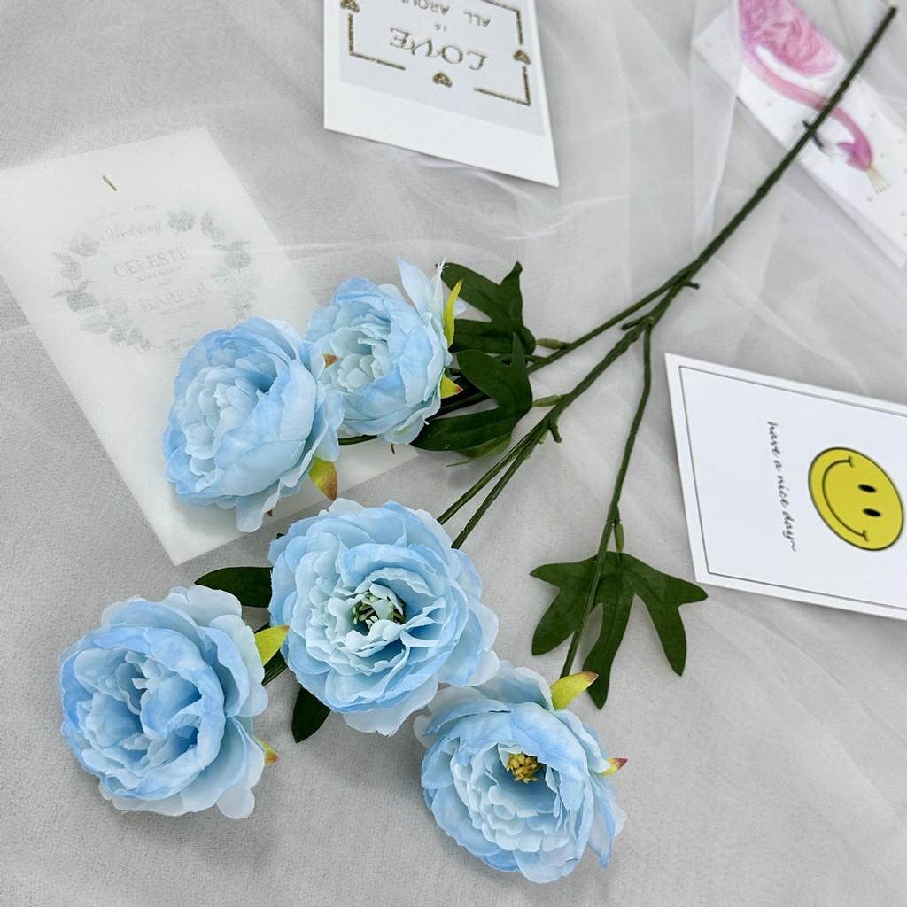 Flower Artificial Peony Wedding Hotel Restaurant Decoration Desktop Ornament