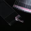 200pcs Transparent Self Adhesive Bag Resealable Long Sealed  Pen Jewelry Candy