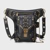 "Women's Steampunk Retro Motorcycle Chain Bag: Small Shoulder, Messenger, and Waist Bag"