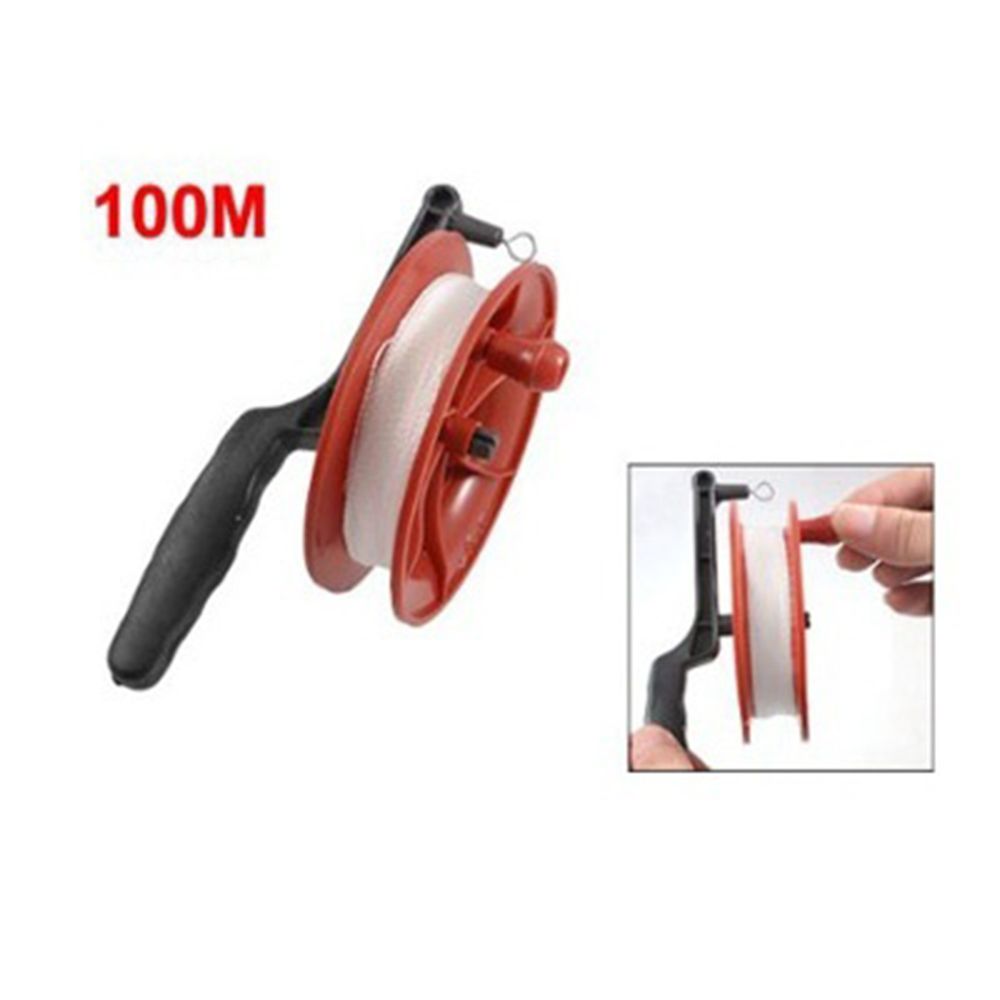 Outdoor Child Handle Red Line Tool Kite String Wheel 100M Winder