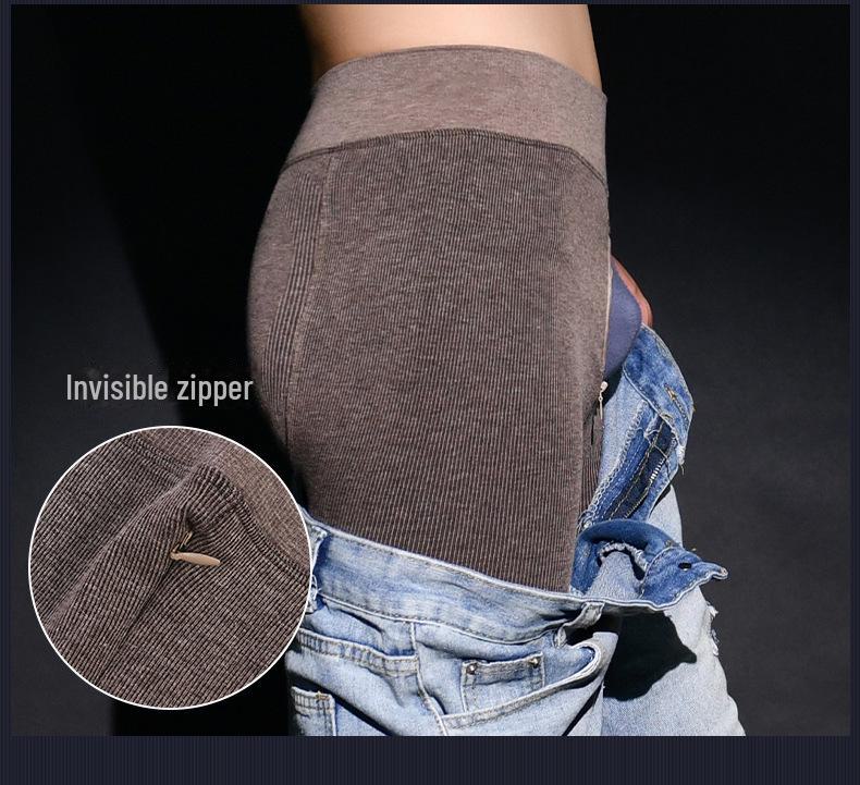 Qinghe 2022 Men's Warm Pants with Zipper: Stylish, Sexy, and Functional.