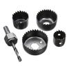 5Pcs Woodworking Opener Hole Saw Bit Cutting Drilling Tool Set With Round Saw For Gypsum Board Wood Opening Accessories